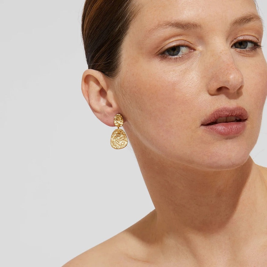 GAS Bijoux earrings - Small gold Eclipse model