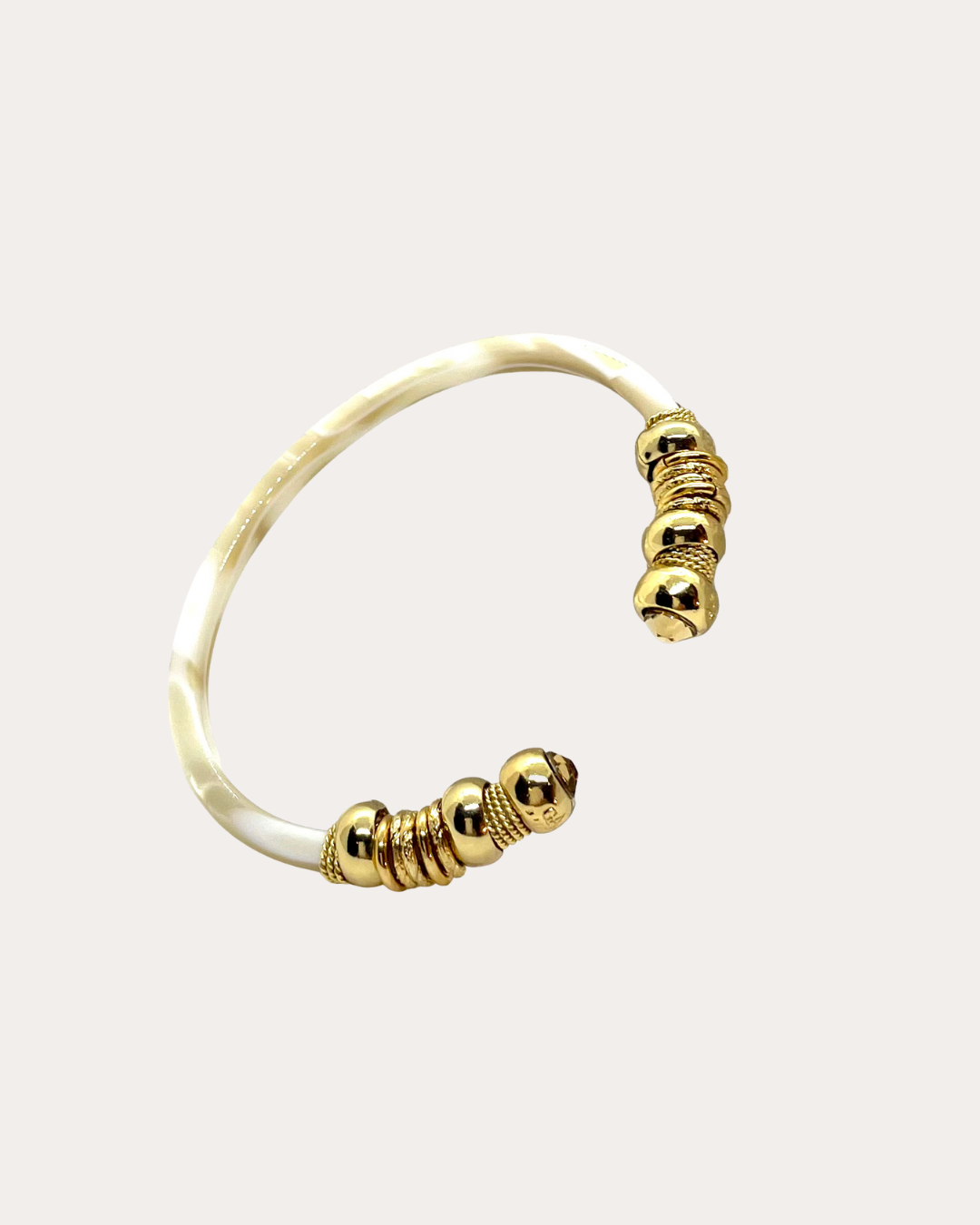 GAS Bijoux Bracelet - Gold acetate / Ivory Sari