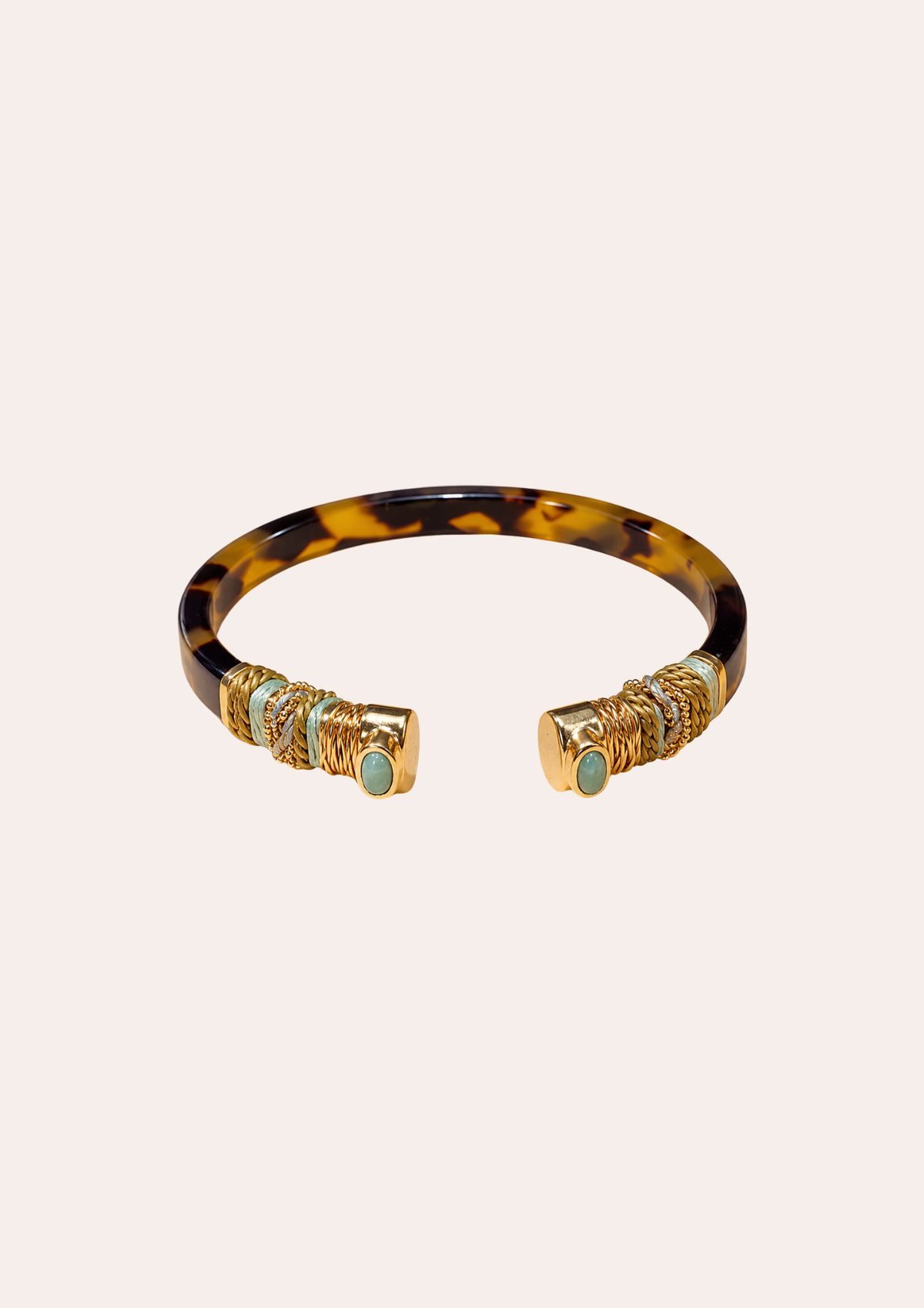 Bracelet Gas Bijoux - Jonc Sarina acétate écaille