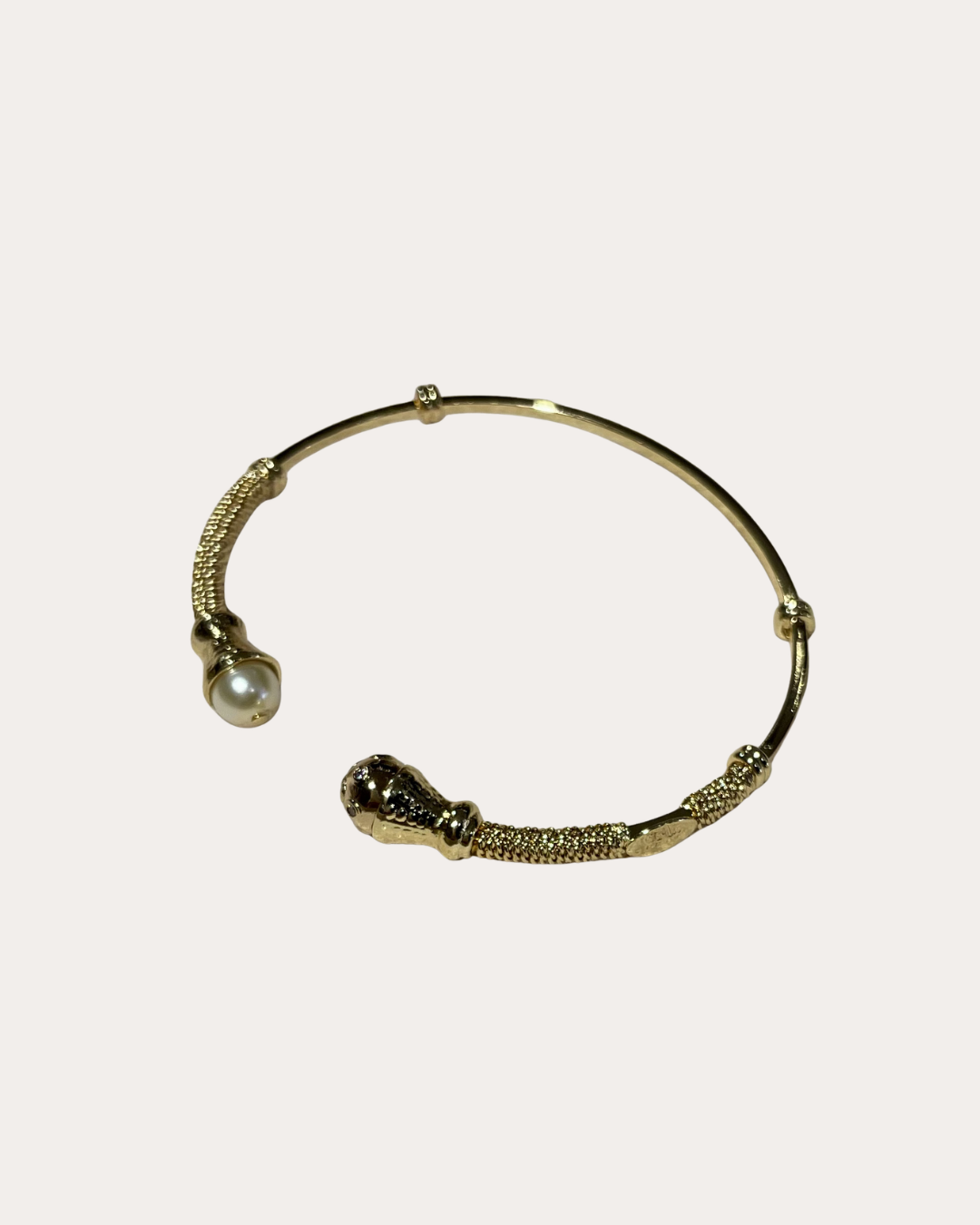 Bracelet Gas Bijoux Epique Comète strass grand modèle or