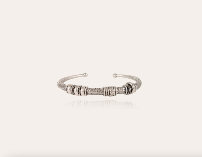 Jonc GAS Bijoux - Maranzana martelé argent
