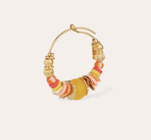 Boucles d'oreilles GAS Bijoux - Créoles Aloha mini or