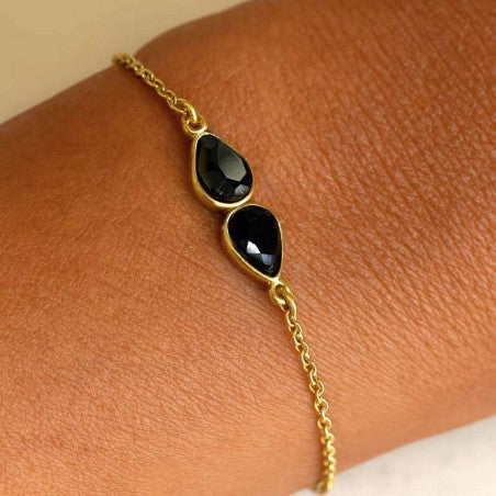 Chorange jewelry bracelet - Gold/black Numaba