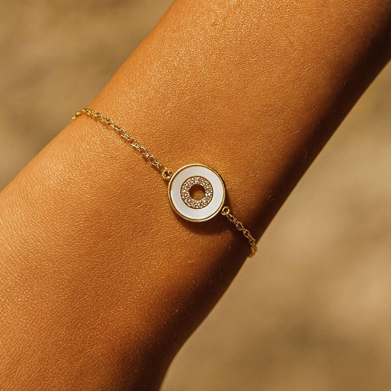 Bracelet Chorange jewelry - Webou gold / mother of pearl