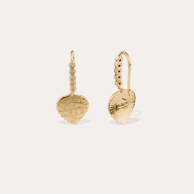 Gas Bijoux Earrings - Yao Baby Love Gold