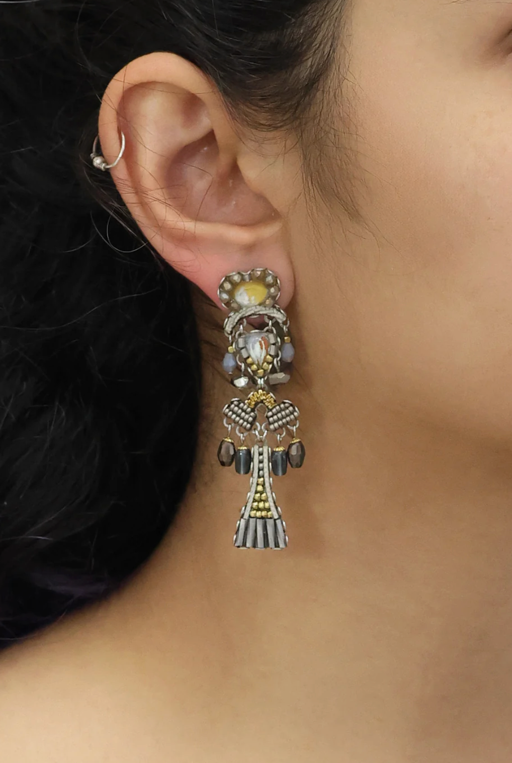Ayala Bar Earrings - Shivering Moonlight