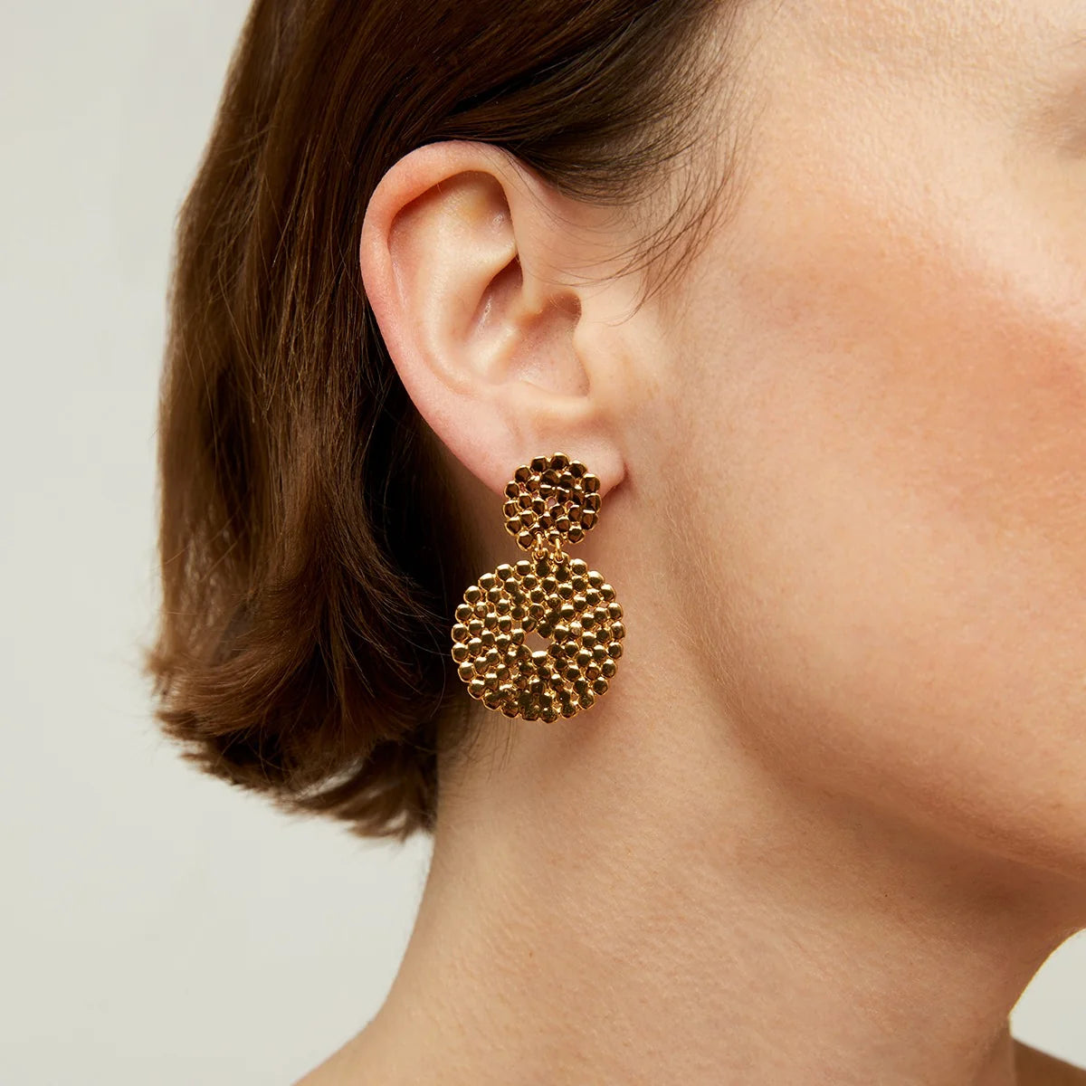 Boucles d'oreilles GAS Bijoux - Onde Lucky mini or