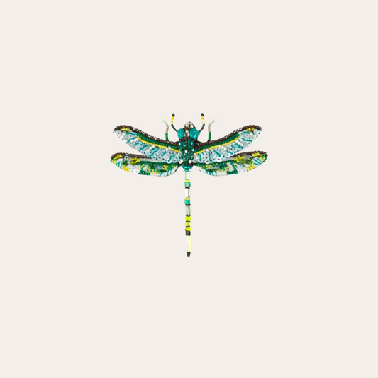 Broche Trovelore - Libellule Verte Darner