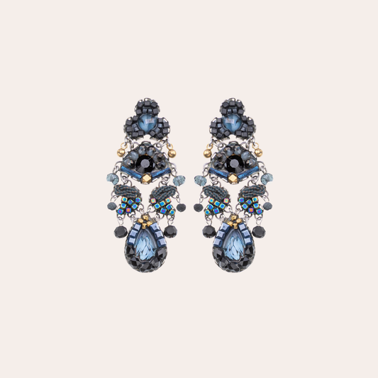 Boucles d'oreilles Ayala Bar - Indigo Summits bleues