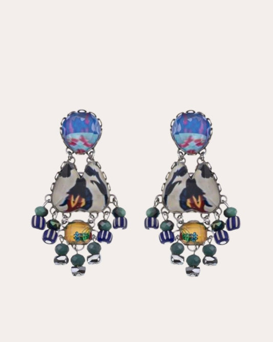 Ayala Bar Earrings - Candy Twist Multicolored Marshmallow