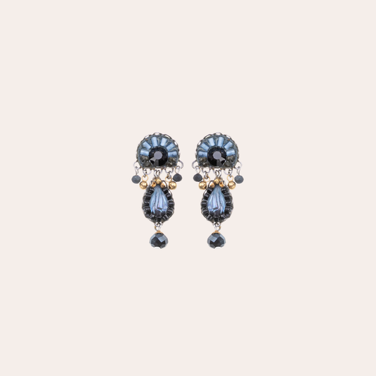 Boucles d'oreilles Ayala Bar - Indigo Summits bleues