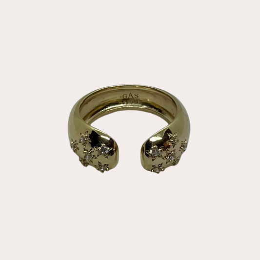 Bague GAS Bijoux - Saint Germain strass or