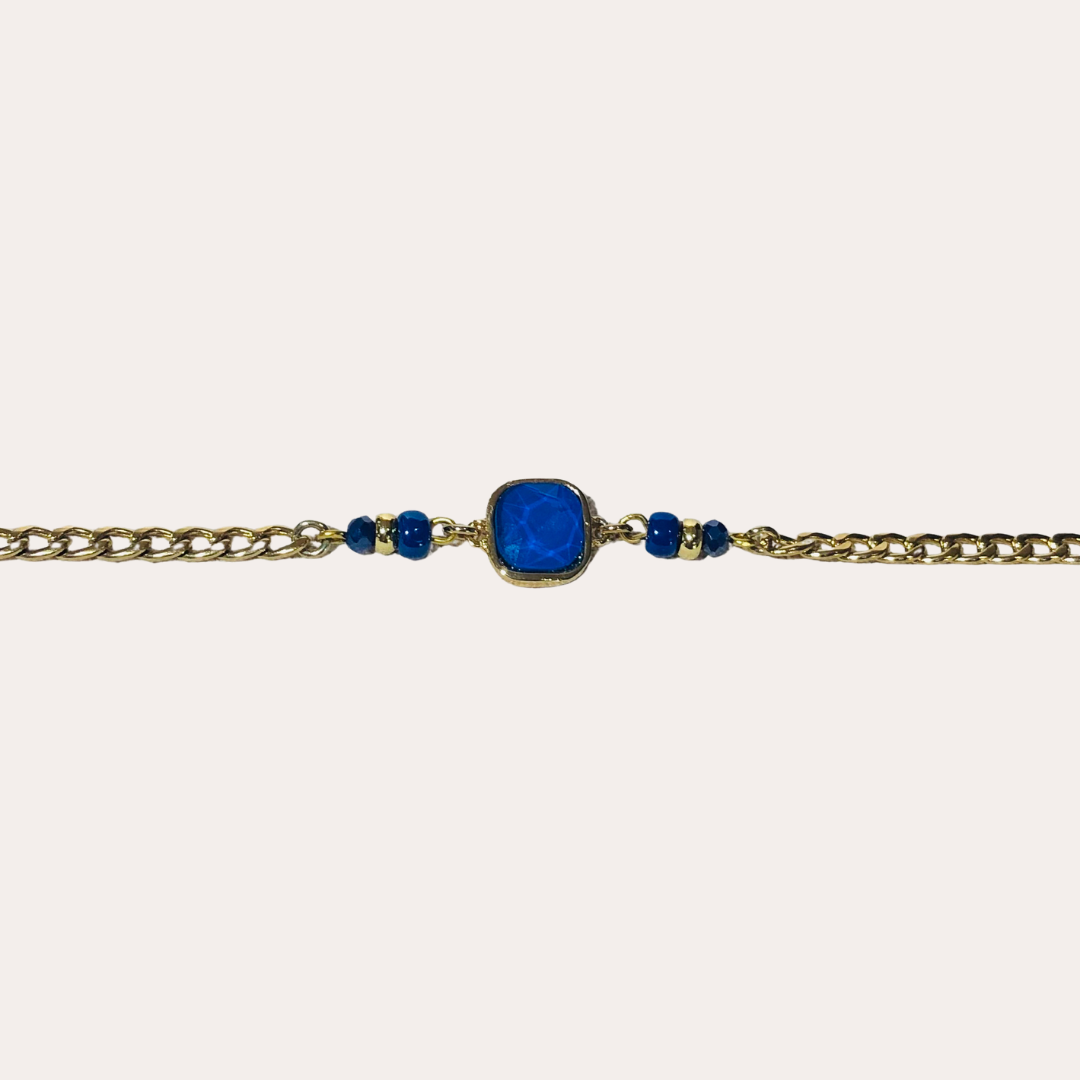 Bracelet Chorange Bijoux - Konstan bleu or