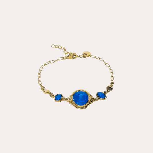 Bracelet Chorange Bijoux - Max bleu or