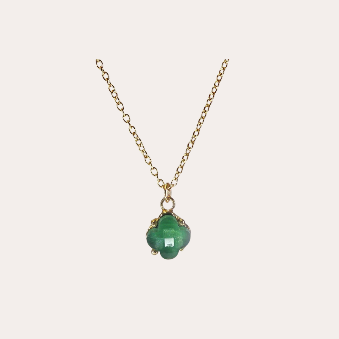 Collier Chorange Bijoux - Angeline vert or