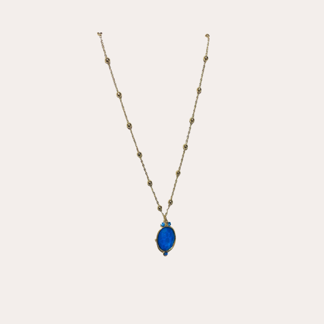 Collier Chorange Bijoux - Ivacol bleu or