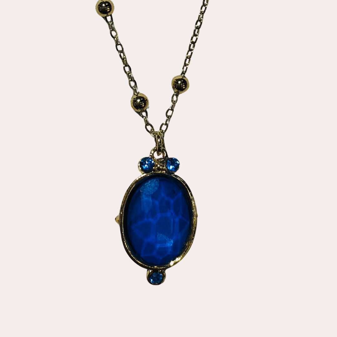 Collier Chorange Bijoux - Ivacol bleu or