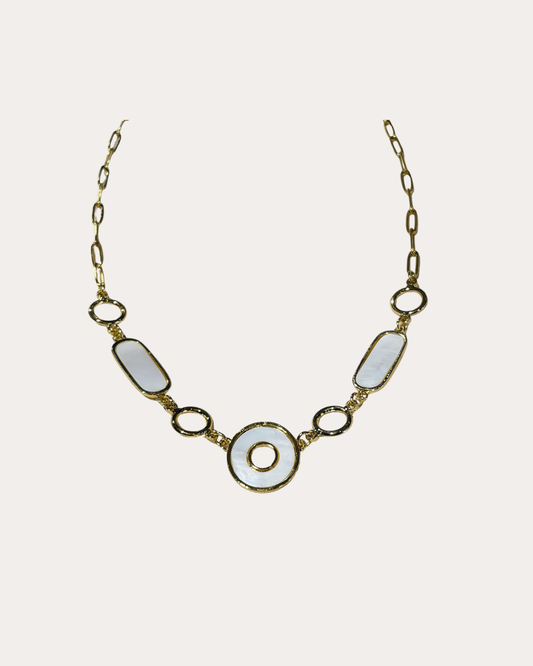 Collier Chorange Bijoux - CASABLEU or / nacre