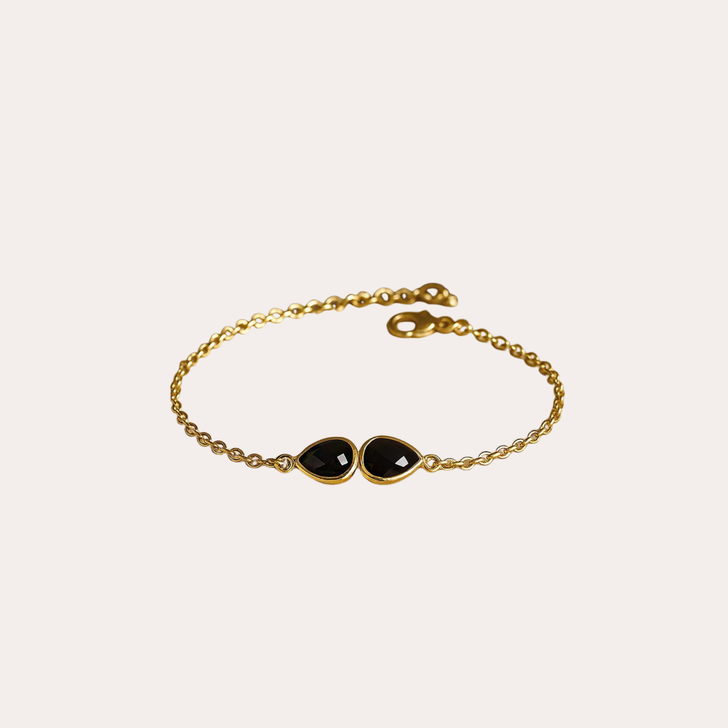 Bracelet Chorange bijoux - Numaba or / noir