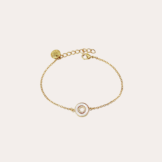 Bracelet Chorange bijoux - Webou or / nacre