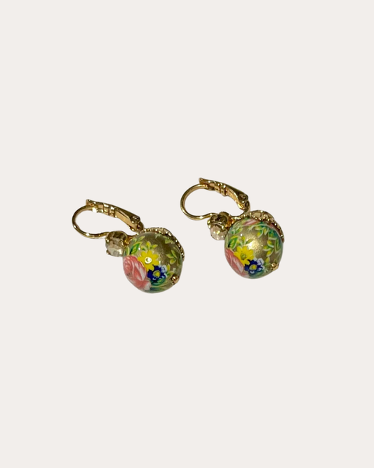 Boucles d'oreilles GAS Bijoux - Boules chinoises mini or