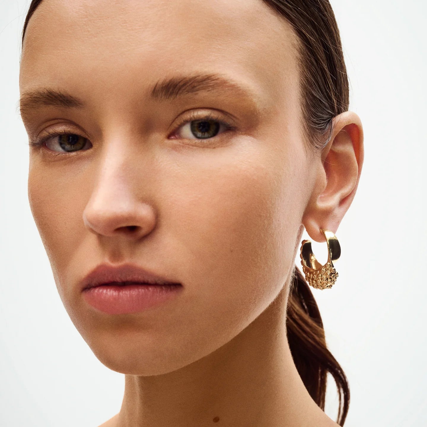 Boucles d'oreilles Gas Bijoux - créoles Almara petit modèle or