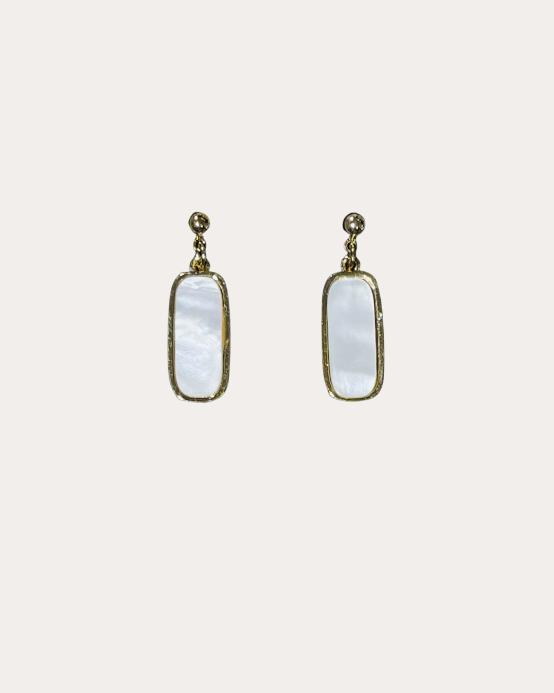 Chorange Bijoux Earrings - NIXOU Gold / Mother-of-Pearl