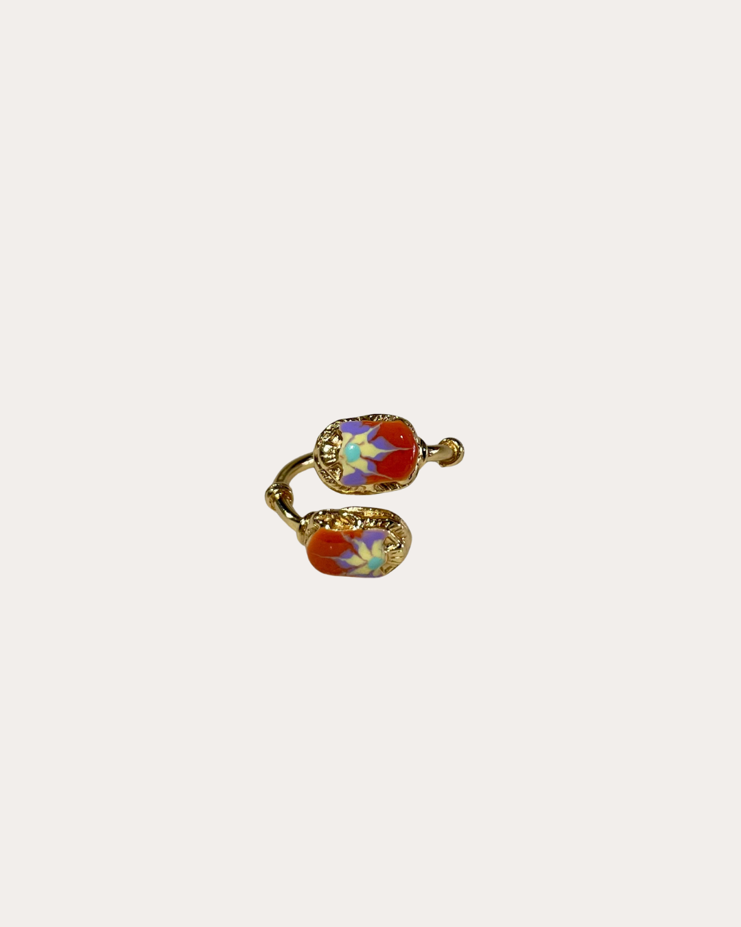 Bague Gas bijoux - Duality Scaramouche émail or