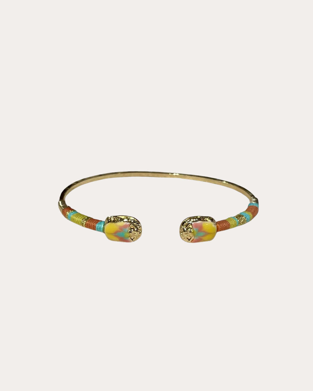 Bracelet Gas Bijoux -  Duality petit modèle Scaramouche émail or