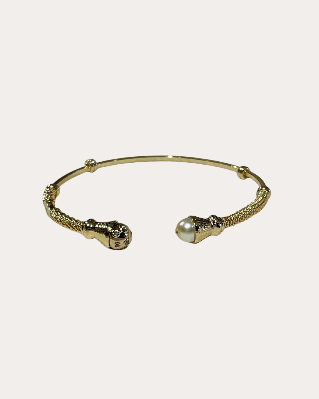 Bracelet Gas Bijoux Epique Comète strass grand modèle or