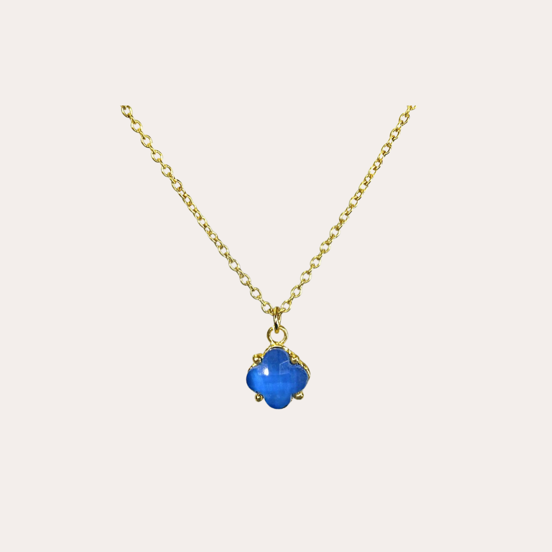 Collier Chorange Bijoux - Angeline bleu or