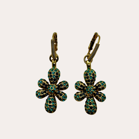 Boucles d'oreilles GAS Bijoux - Tao Agapa  or / bleu