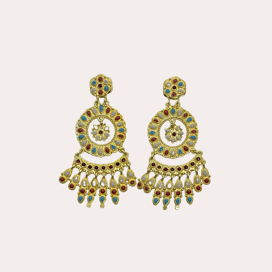 Boucles d'oreilles GAS Bijoux - or / émail