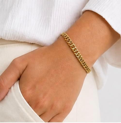 Gold-plated Stainless Steel Bracelet