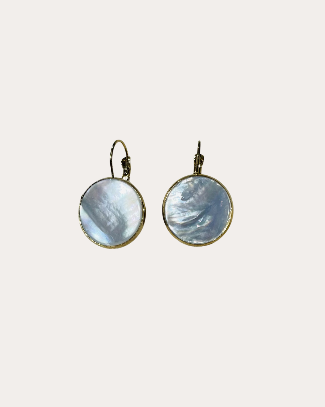 Chorange Jewelry Earrings - NACO Gold / Mother of Pearl