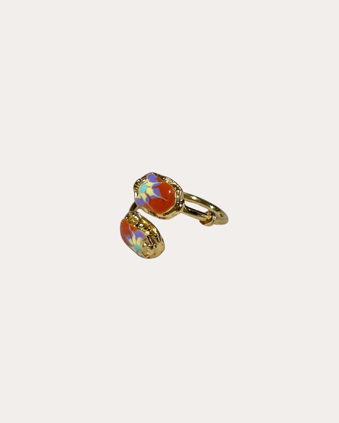 Bague Gas bijoux - Duality Scaramouche émail or