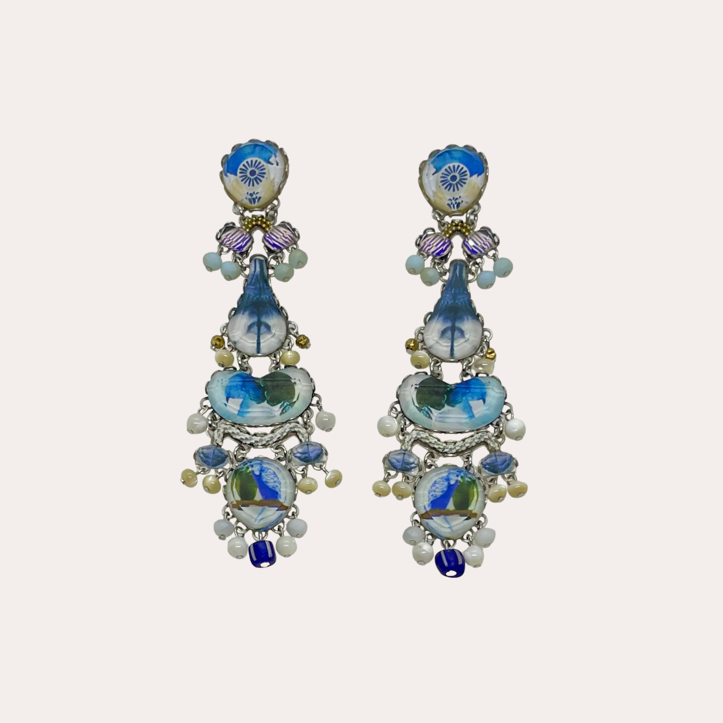 Boucles d'oreilles Ayala Bar - Fresh waters bleu