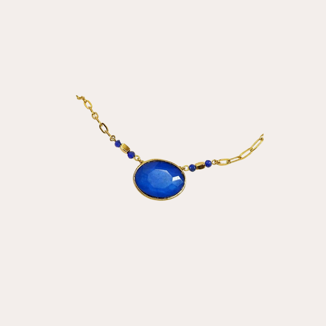 Collier Chorange Bijoux - Neocol bleu or