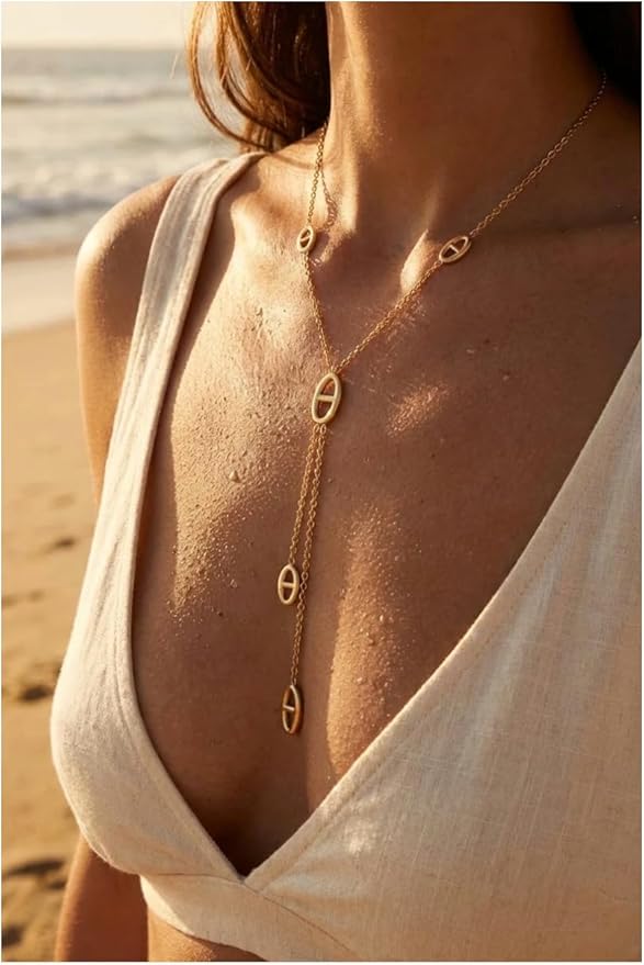 Collier Y acier inoxydable