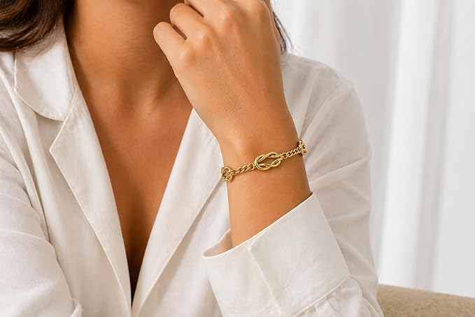 Gold-Plated Stainless Steel Bracelet