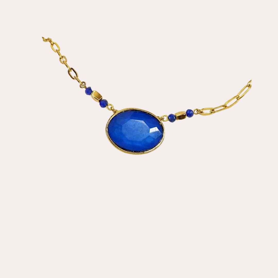 Collier Chorange Bijoux - Neocol bleu or