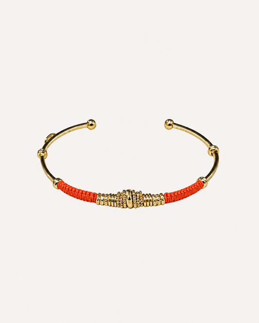 Gas Bijoux bracelet - Zizanie gold / orange