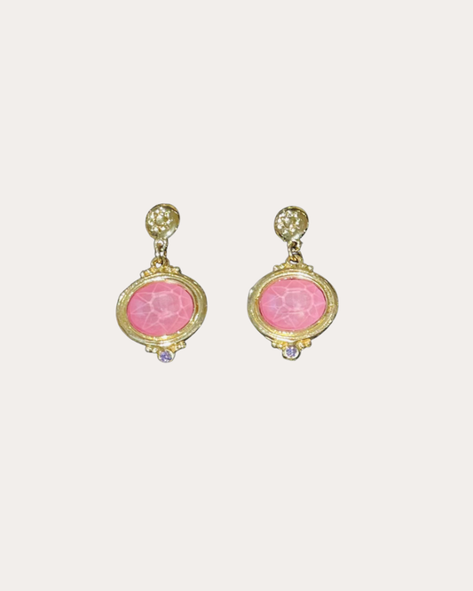 Boucles d'oreilles Chorange Bijoux - GOYA or / rose
