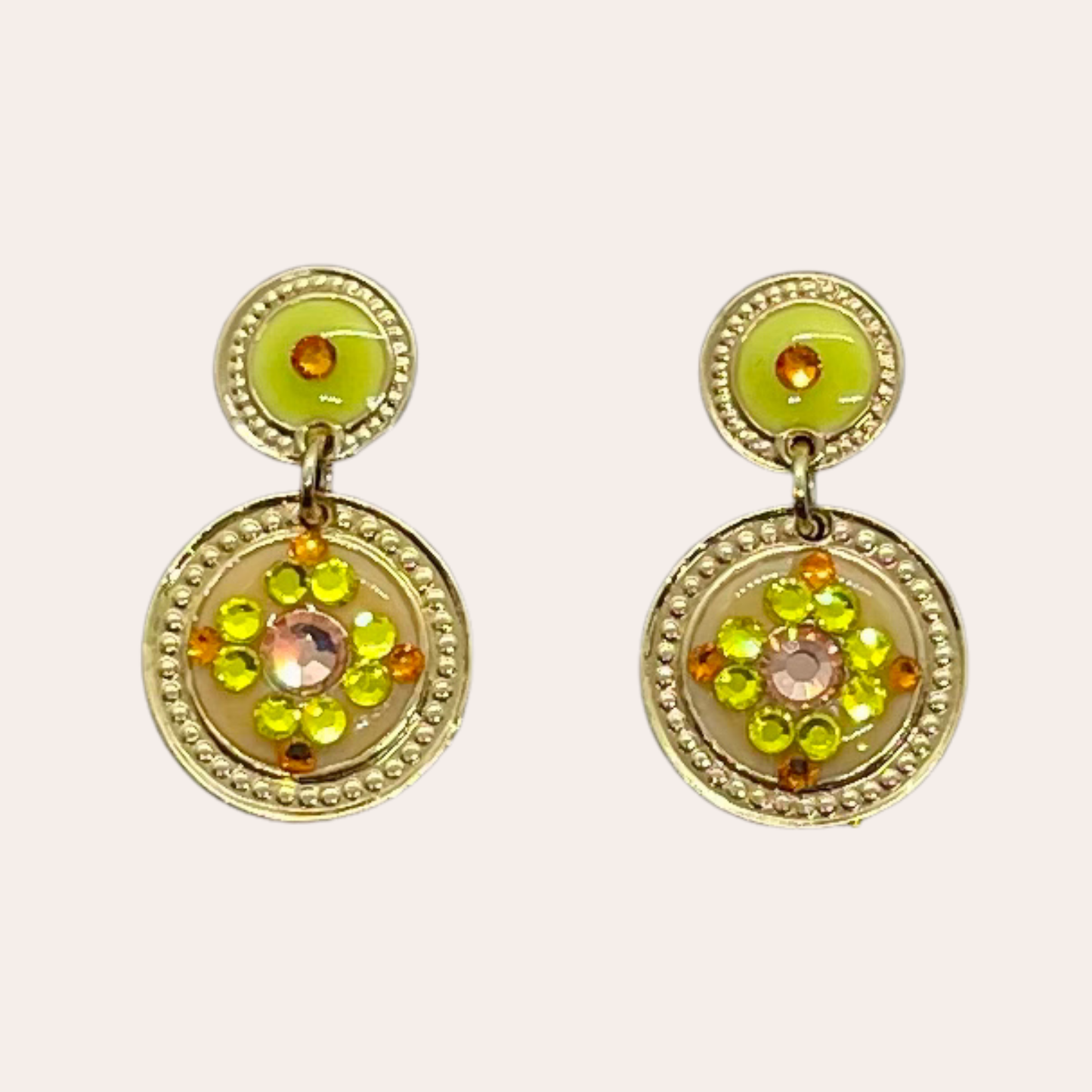 Boucles d'oreilles GAS Bijoux - Sequin or / jaune