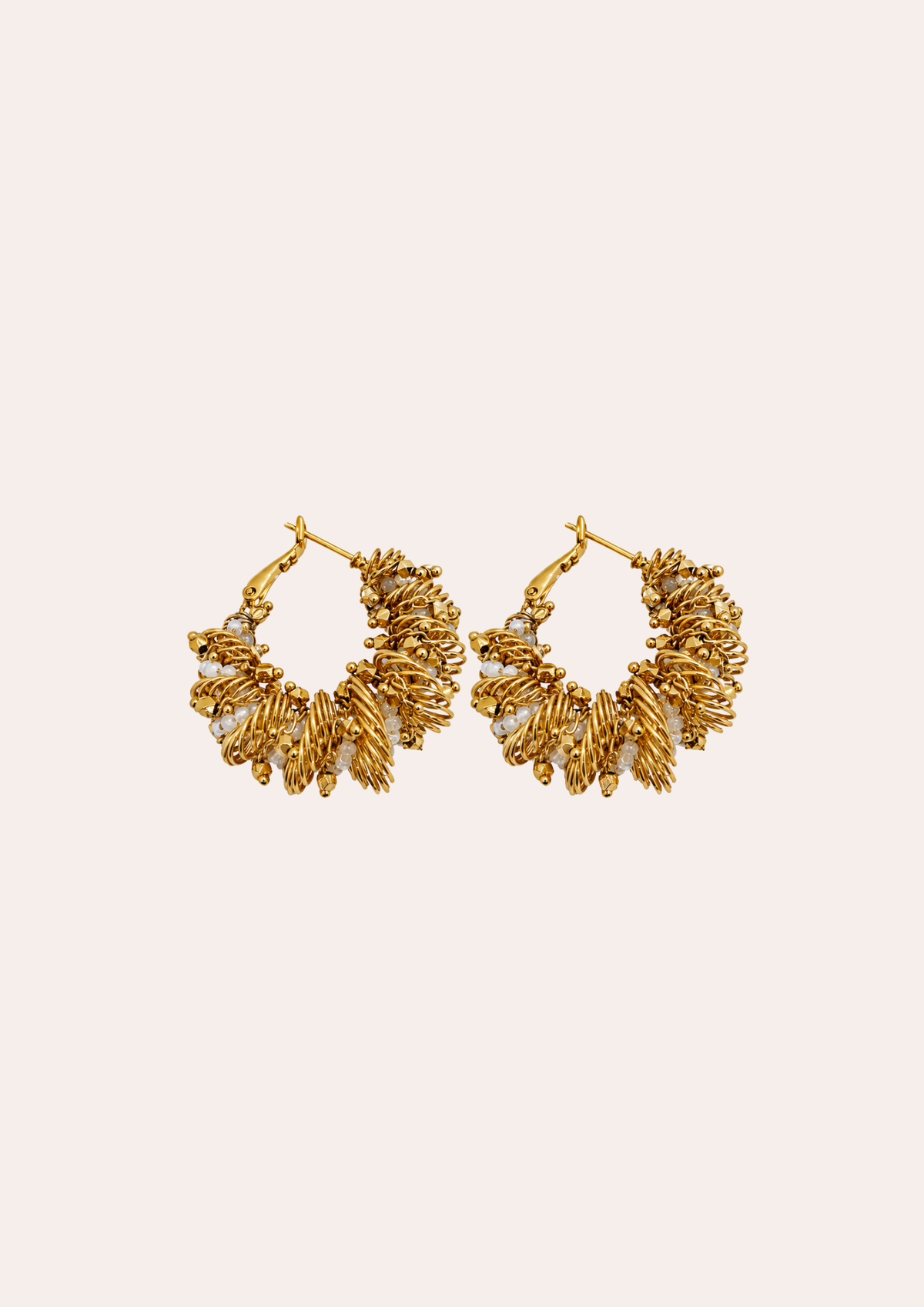 GAS Bijoux earrings - Small Tourbillon model gold-plated
