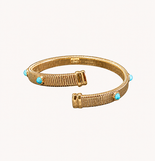 Gas Bijoux Bracelet - Starlette Gold / Turquoise