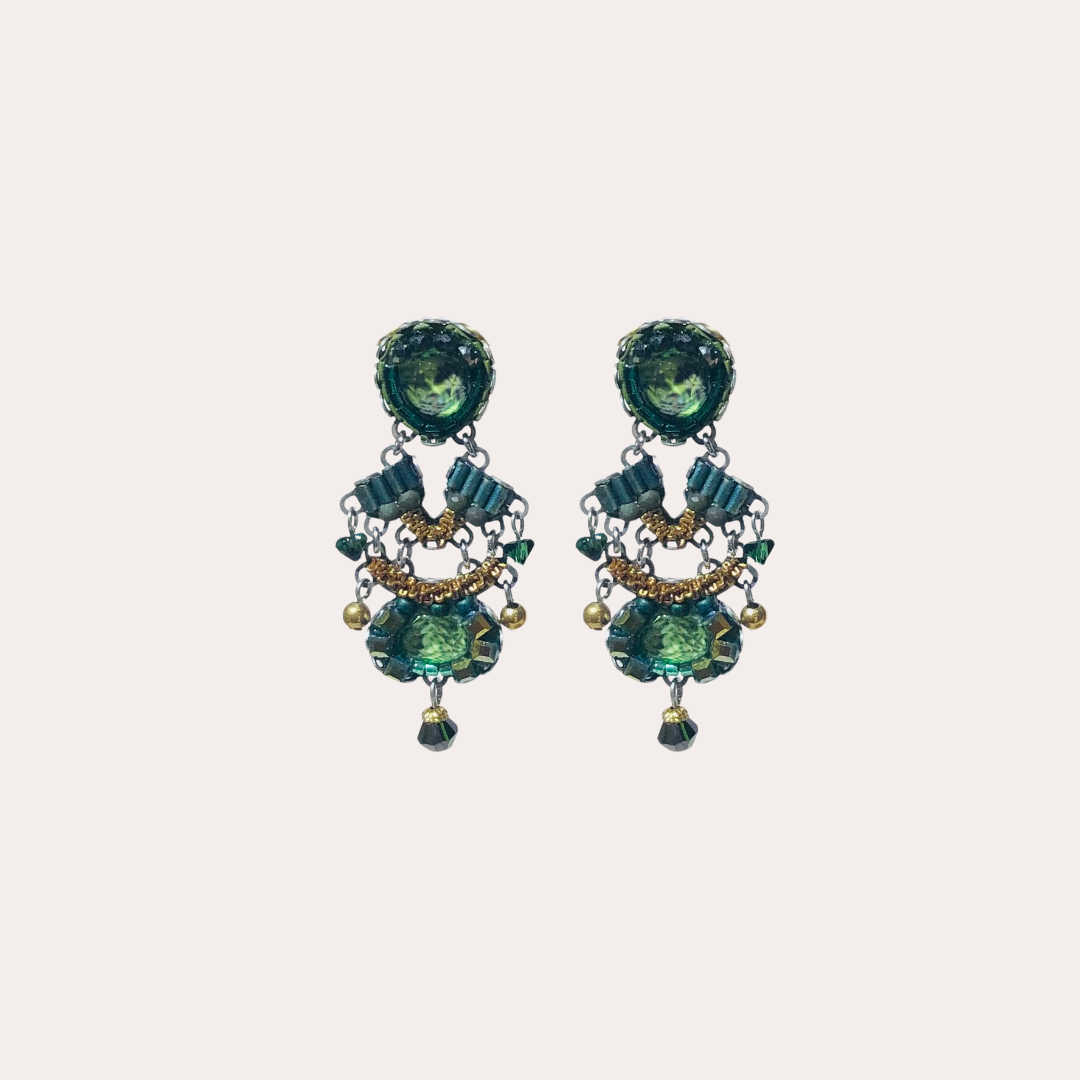 Boucles d'oreilles Ayala Bar - Viridian Mood