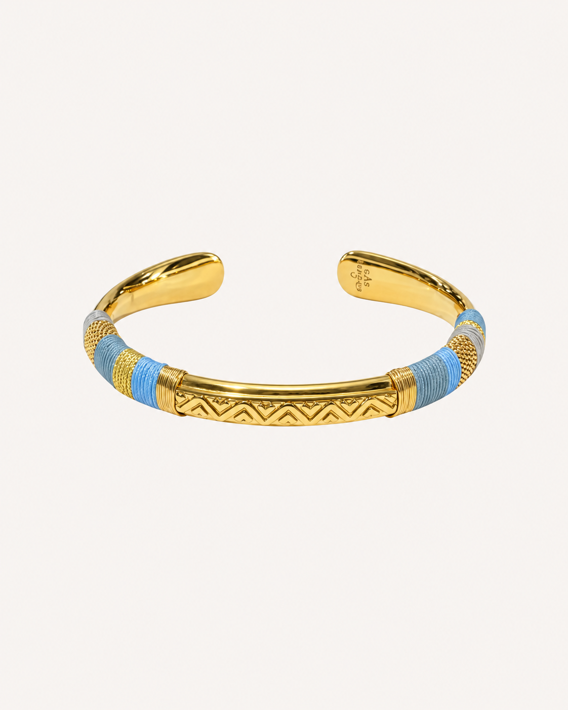 GAS Bijoux bracelet - Massai gold / blue
