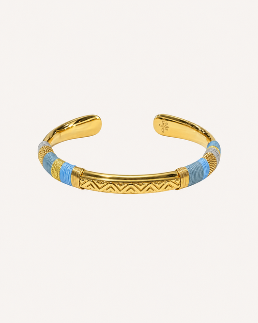 GAS Bijoux bracelet - Massai gold / blue
