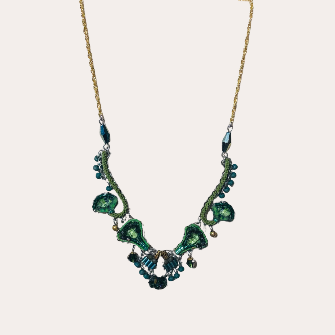 Collier Ayala Bar - Viridian Mood vert